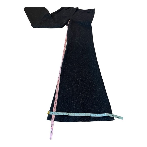 DVF Diane Von Furstenberg Wool Classic Ponte Trousers Speckled Black Grey Size 2 - Picture 7 of 15